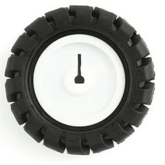 43mm Rubber Wheel for N20 Motor – Precision gear motor with wheel. -Robot Wheels and Chassis -Robocraze