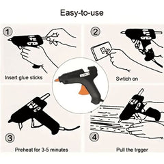 40W hot melt glue gun for DIY and quick fix applications -DIY Tool -Robocraze