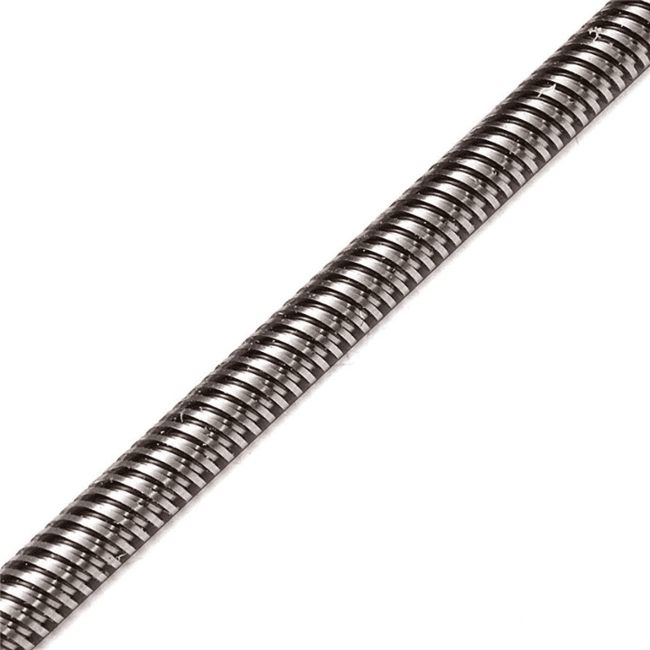 150mm T8 stainless steel lead screw for CNC and 3D printers -Lead Screw -Robocraze