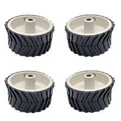 7x4cm Gear Motor Robot Wheel (4pcs) – Durable wheels for robot projects. -Robot Wheels and Chassis -Robocraze