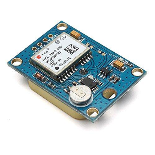 NEO-7M Flight Controller GPS Module - NEO-7M GPS Module for flight controllers & navigation. -Robocraze