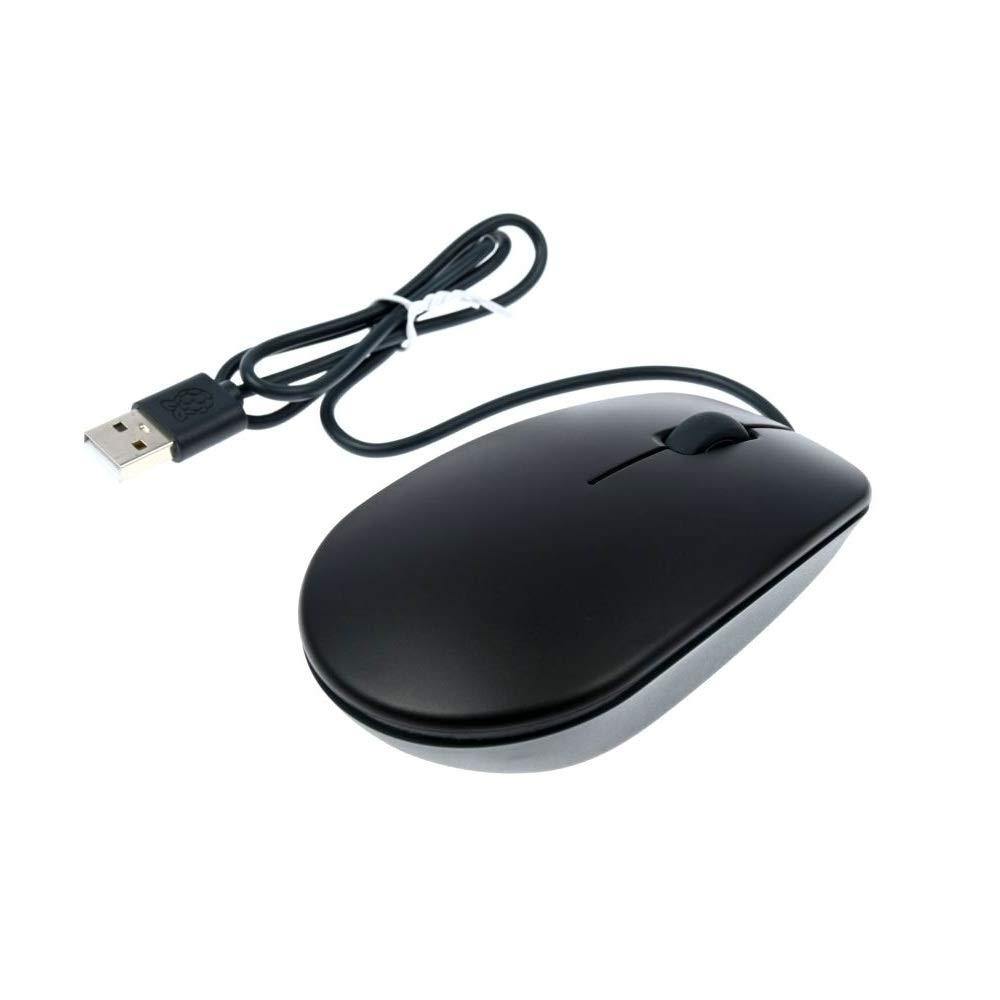 Raspberry Pi Keyboard and Mouse Kit (Black & Grey) โ Official Raspberry Pi Keyboard & Mouse combo. -Robocraze