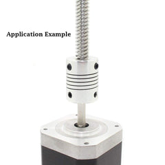 Trapezoidal Screw 400mm with Copper Nut – CNC & 3D printer drive system.-Robocraze