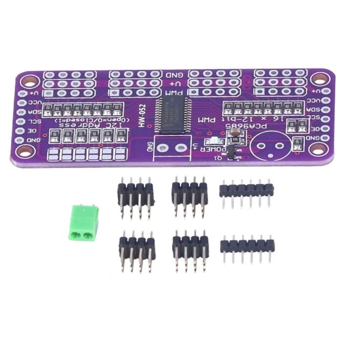 PCA9685 16 Channel 12 Bit Servo Motor Driver-Robocraze