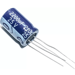 220µF 25V Electrolytic Capacitor (Pack of 5) -Electronic Components - Robocraze