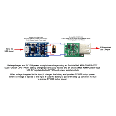0.9V-5V to 5V 600MA USB Boost Converter β Mini boost converter for stable 5V USB. -Power Converter -Robocraze