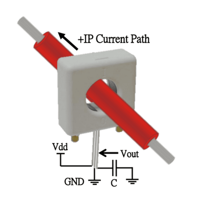 Original WCS1500 Hall Effect based Current Sensor (0-200A)