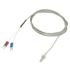 PT100 M6 Screw Probe Thermocouple (1M) – High-accuracy heat measurement. -Robocraze