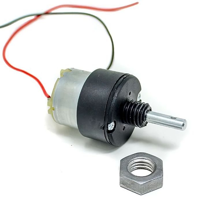 3.5 RPM DC Gear Motor, slow-speed, high-torque motor for automation & projects – Electric Motors - Robocraze