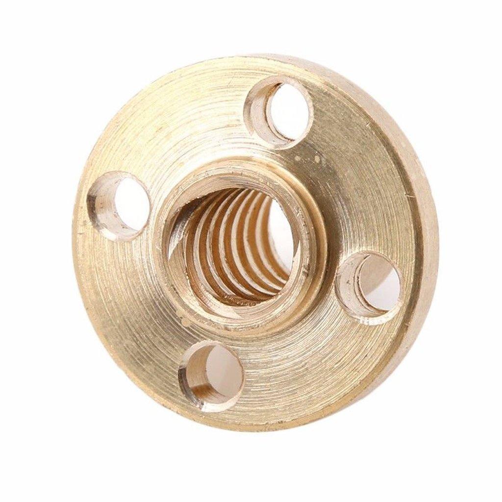 4 Start T Type Copper Nut 2mm Pitch – Reliable trapezoidal lead screw motion.-Robocraze