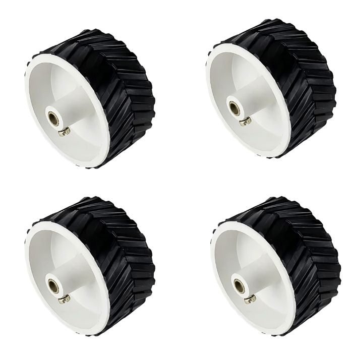 7x4cm Gear Motor Robot Wheel (4pcs) – Durable wheels for robot projects. -Robot Wheels and Chassis -Robocraze