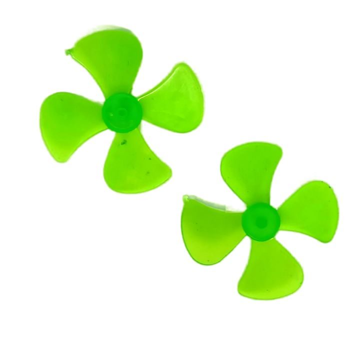 High-Speed DC Motor with Fan (2pcs), perfect for hobby projects & cooling systems – Robot Motors - Robocraze