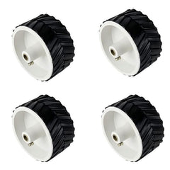 7x4cm Gear Motor Robot Wheel (4pcs) – Durable wheels for robot projects. -Robot Wheels and Chassis -Robocraze