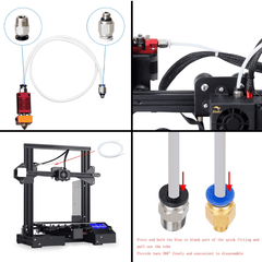 PTFE 3x5mm White Teflon Tube 1M (3mm ID X 5mm OD) – Strong 3D Printing Machine Parts for guiding.-Robocraze