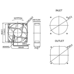 8025 12V Cooling Fan – Heat dissipation for CNC & 3D printers. -3D Printer Accessories -Robocraze
