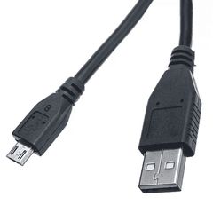 USB A Type to Micro USB B Type 1M Cable-Robocraze