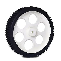 100X20mm Wheel for Gear Motor – Robust motor wheels for smooth robot movement – Robot Wheels and Chassis - Robocraze