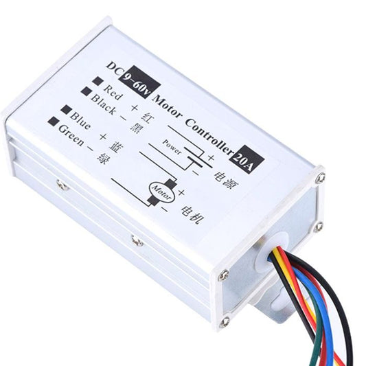 9-60V 20A DC Motor Speed Controller – Adjustable motor speed controller for industrial motors – Robocraze
