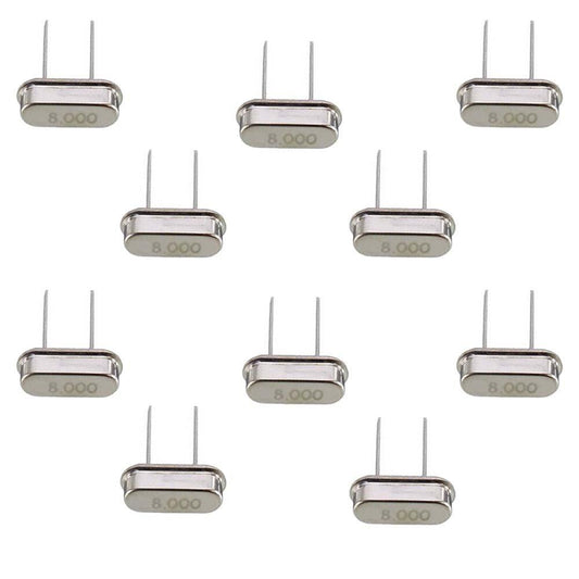 8MHz Crystal Oscillator (10PC) – Embedded system oscillators. -Basic Components -Robocraze