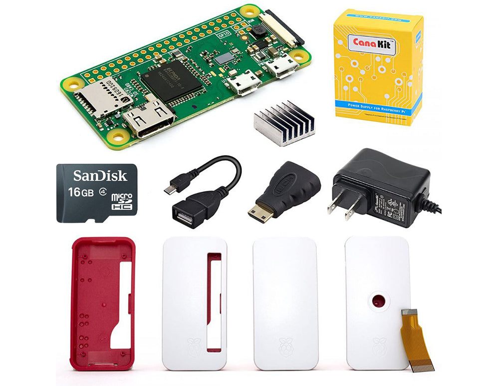 Raspberry Pi Zero W Kit – Compact Official Raspberry Pi kit for wireless IoT projects. -Robocraze