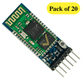 HC-05 Bluetooth Module with with TTL Output (Pack of 20)-Robocraze
