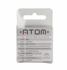 M5 Stack ATOM Lite – Mini ESP32 IoT module for smart home & industrial automation. -Development Board -Robocraze