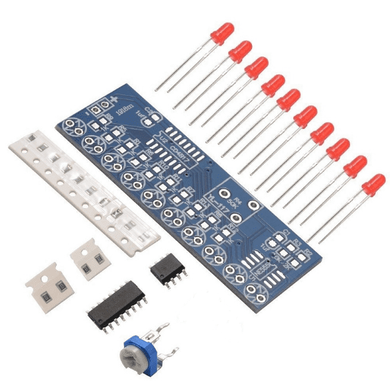 NE555 + CD4017 Water Flowing Light LED Module DIY Kit-Robocraze