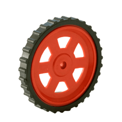 Red BO Motor Wheel (Set of 2) – High-traction BO motor wheels. -Robot Wheels and Chassis -Robocraze