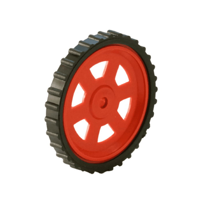 Red BO Motor Wheel (Set of 2) – High-traction BO motor wheels. -Robot Wheels and Chassis -Robocraze