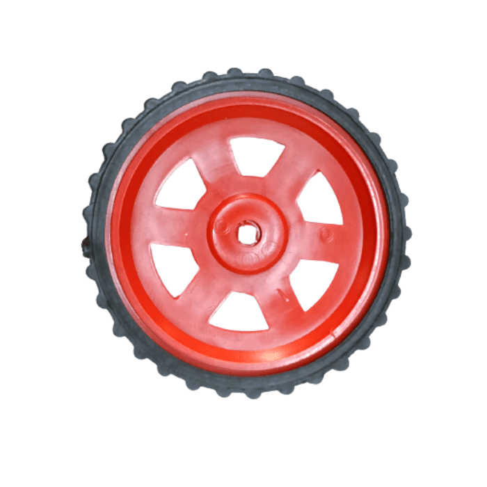 Red BO Motor Wheel (Set of 2) – High-traction BO motor wheels. -Robot Wheels and Chassis -Robocraze
