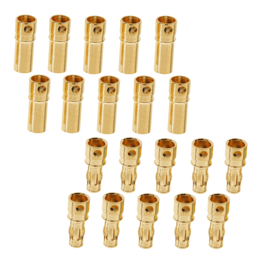 3.5mm Banana Plug Bullet Connector (Pack of 10) – Secure connections for drones. -DIY Drone Parts -Robocraze