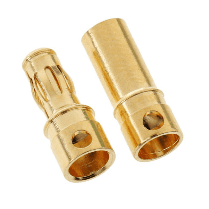 3.5mm Banana Plug Bullet Connector (Pack of 10) – Secure connections for drones. -DIY Drone Parts -Robocraze