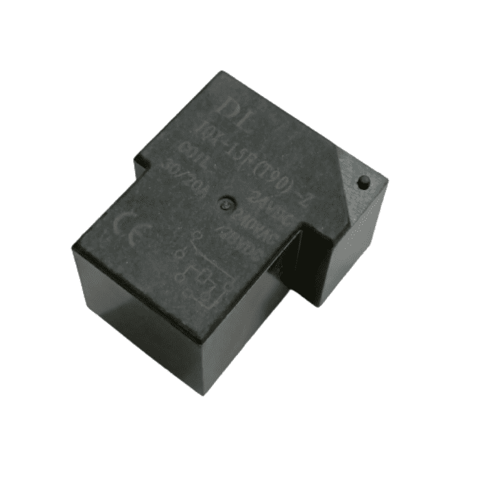 JQX-15F(T90) DC 24V 6-Pin Power Relay β High-power 24V DC industrial relay. -Robocraze