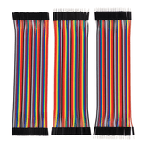 Jumper Wire Set - M2M, M2F, F2F (40 pcs each) – Ideal for Arduino & prototyping. Electronic Components - Robocraze