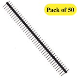 40x1 Pin 2.54mm Single Row Straight Male Pin Header Strip (Pack of 50)-Robocraze