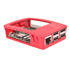 Raspberry Pi 3 Official Case (White & Pink) – Genuine Official Raspberry Pi Case for Pi 3 B/B+. -Robocraze