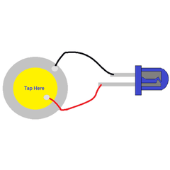 35mm Piezoelectric Sensor without Wire – Sensitive piezo sensor-Electronic Components -Robocraze