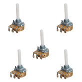 10K 16mm Rotary Pot (Pack of 5) – Smooth-rotating potentiometers for calibration.-Electronic Components -Robocraze