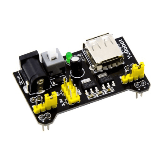 Breadboard Power Supply (3.3V-5V) – Regulated power module for breadboard projects. Electronic Components - Robocraze
