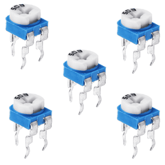 50K Cermet (Pack of 5) – Precision potentiometers for electronic calibration - Electronic Components - Robocraze