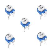 1M Cermet (Pack of 5) – High-precision potentiometers for tuning and calibration - Electronic Components - Robocraze