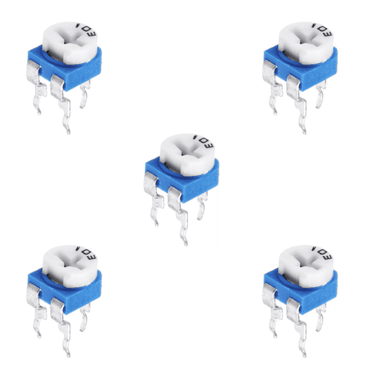 2K Cermet (Pack of 5) – Trimmer potentiometers for custom resistance settings.-Electronic Components -Robocraze