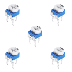 2K Cermet (Pack of 5) – Trimmer potentiometers for custom resistance settings.-Electronic Components -Robocraze