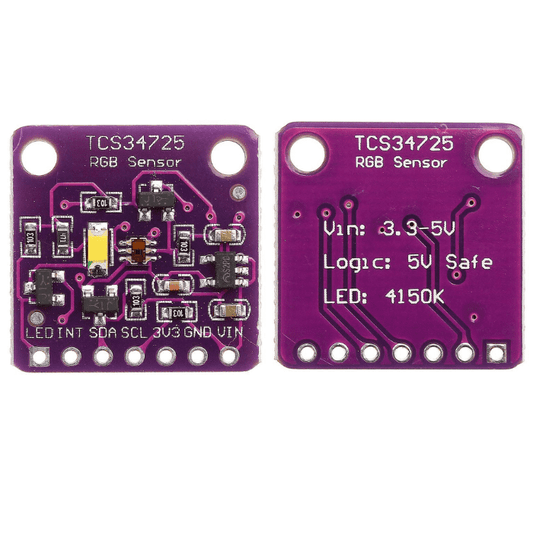 TCS34725 RGB Color Sensor - High-accuracy color detection sensor. -Color Sensor -Robocraze