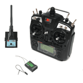 FS-TH9X 9CH Upgrade Transmitter + FS-IA10B Receiver – FPV drone remote for quadcopters. -Robocraze