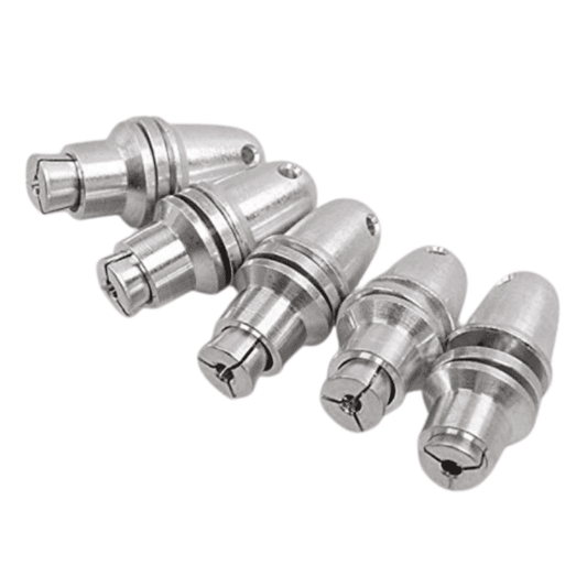 Robocraze RC Aluminum Bullet Propeller Adapter (5pcs, 2.3mm) – Secure prop mounting. -DIY Drone Parts -Robocraze