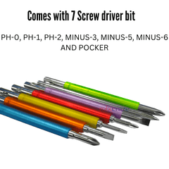 Multitec SDK-777i Screwdriver Set – Complete screwdriver set for DIY & electronics - Hand Tool - Robocraze