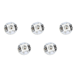 10 Bit WS2812 5050 RGB LED (Pack of 5) – Smart addressable LED for lighting effects - Electronic Components - Robocraze