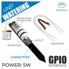 M5Stack Watering Unit – Smart irrigation module with moisture sensor. -IoT Sensor -Robocraze