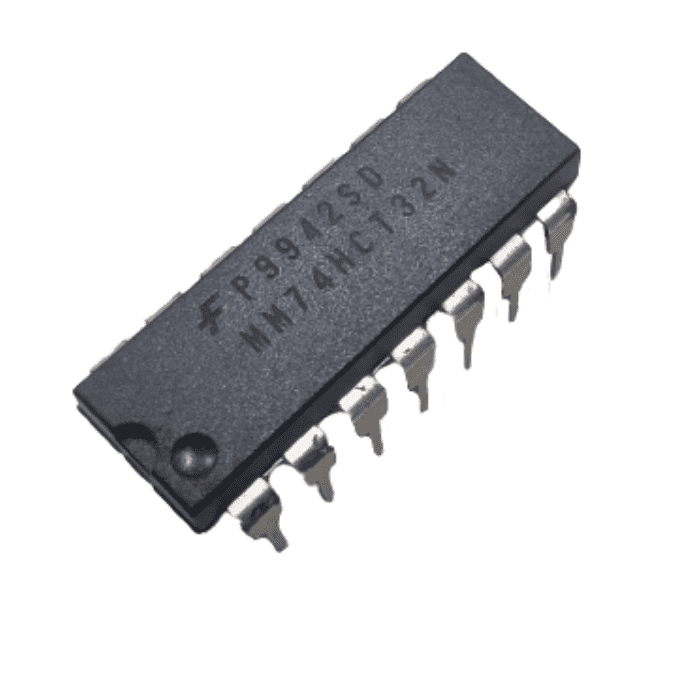 74HC32 Quad 2-Input OR Gate IC – High-speed quad 2-input OR gate IC for logic circuits. -Robocraze
